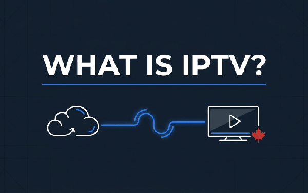 What is King Tv diagram showing internet cloud streaming to a smart TV in Canada
